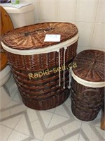 Wicker Laundry & Garbage Hampers