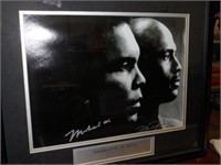 Muhammad Ali & Michael Jordan Signed Picture