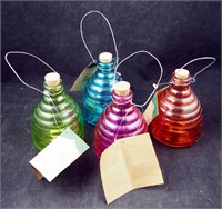 4 Bijenkorf Wespenpot Glass Bee Traps