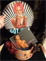GOT INK-ROUND TIN SIGN, SUICIDE GIRLS BOOK-ADULTS