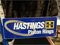 HASTINGS PISTON RINGS ADVERTISEMENT SIGN
