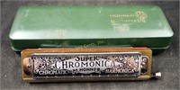 Vintage M Hohner Super Chromonica Harmonica