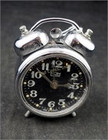Vntage M O M Made In Hungary Small 4" Alarm Clock