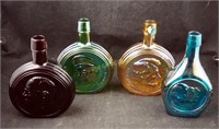 4 Wheaton 8 1/2" Commemorative 1 St Ed Bottles Lot