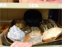 COLLECTIBLE ROCKS-QUARTS, FOSSILS AND MORE