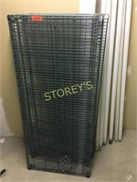 5 Epoxy coated Metro Shelves - 24 x 54