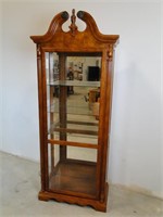 Queen Anne Style Curio Cabinet