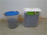 Two Containers with Birdseed