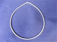 16" 925 Silver Laser Diamond Cut Necklace Chain