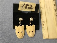 Choice on 4 (180-183) Approx. 1" dangle earrings-