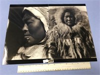 2 photographs of natives circa 1900      (k 28)