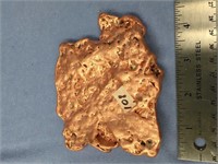 4 1/2" x 3 1/2" copper ore specimen   (a 7)