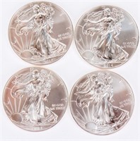 Coin 4 American Silver Eagle .999 Fine Silver UNC