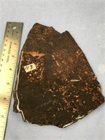 7" x 5" copper ore slab, one side is polished one