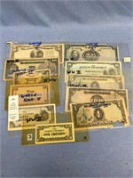 Lot of, WWII currency, from various countries, in