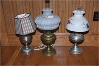 Lot #47 (3) Lamps to include; Aladdin No. 7