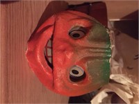 Paper Machey Halloween Candy Head