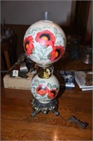 Lot #68 Contemporary double globe floral hand