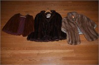 Lot #61 (3) ladies fur coats