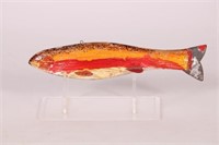 Very Rare 7.25"Rainbow Trout Fish Spearing Decoy