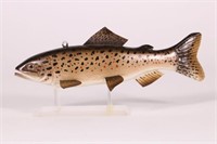 8.25" Brown Trout Fish Spearing Decoy by James