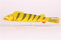 11.75" Perch Fish Spearing Decoy by Dale Goodrich