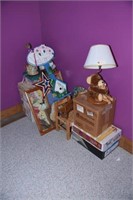 Lot #25 Misc. doll furniture lot to include;