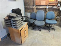 Office Chairs, File Trays & File Cabinets