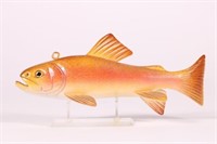 9" Golden Rainbow Trout Fish Spearing Decoy by