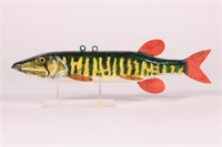 11" Red Pickerl Fish Spearing Decoy
