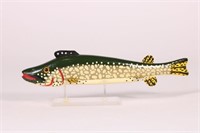 10" Northern Pike Fish Spearing Decoy by Jim