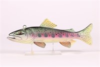 9.25" Rainbow Trout Fish Spearing Decoy by Rick