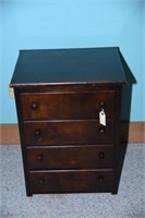 Lot #18 Pine four drawer diminutive chest