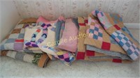 4 Very Old Handmade Quilts