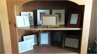 3 Shelves of Picture Frames