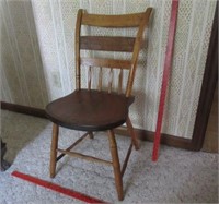 antique primitive chair - over 150 years old