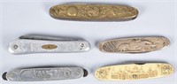 5- 1893 COLUMBIAN EXPO SOUVENIR POCKET KNIVES