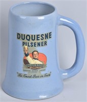 DUQUESNE PILSNER BEER ADVERTISING LARGE MUG