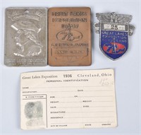 1936 GREAT LAKES EXPO ITEMS