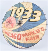 1933 CHICAGO WORKS FAIR UMBRELLA