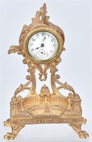 1904 ST LOUIS EXPO CASCADES & FESTIVAL HALL CLOCK