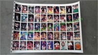 Front Row '91 Basketball Draft Pick Uncut Sheet