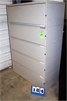 5-Drawer Lateral File, used