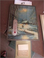 Frank Krocka Thermometer/Calendar