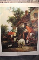 Figures Outside an Inn by William Shayer