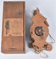 1892 COLUMBUS EXPO BOSTWICK & BURGESS CLOCK w/BOX