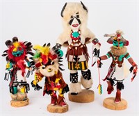 White Buffalo Warrior & More Kachina Dolls