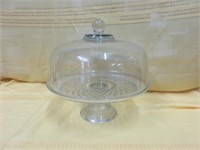 Wexford Pattern Cake Plate w/Dome Lid