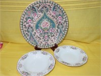 Decorative Plate & Bowls