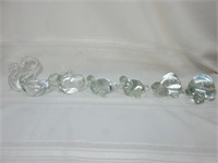Glass Paper Weights lot of 7